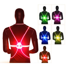 Load image into Gallery viewer, Don&#39;t Hit Me! Night Running/Biking LED Vest - Chancery Lane
