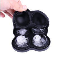 Load image into Gallery viewer, 4-Cavity Silicone Ice Cube Maker for Cocktails &amp; Whiskey - Worlds Abroad
