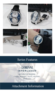 LOBINNI Automatic Mechanical Men's Watch - Worlds Abroad