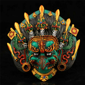 Nepalese Resin Lacquerware Mask - Chancery Lane