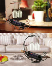 Load image into Gallery viewer, Metal Hanging Wine Glass Display - Worlds Abroad
