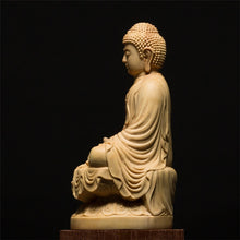 Load image into Gallery viewer, Hand-Carved Wooden Buddha Statue - Chancery Lane

