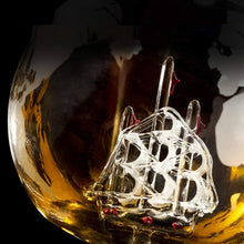 Load image into Gallery viewer, Whiskey Decanter Globe &amp; Glass Set - Worlds Abroad
