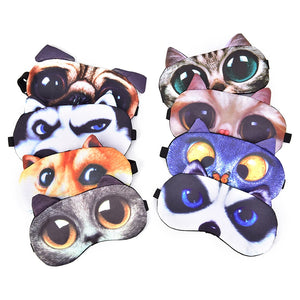 Cute Cat Dog Sleeping Blindfold - Worlds Abroad