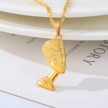 Load image into Gallery viewer, Egyptian Queen Nefertiti Pendant - Worlds Abroad
