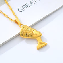 Load image into Gallery viewer, Egyptian Queen Nefertiti Pendant - Worlds Abroad
