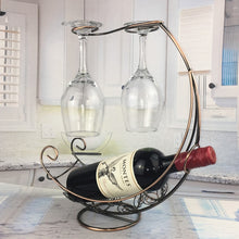 Load image into Gallery viewer, Metal Hanging Wine Glass Display - Worlds Abroad
