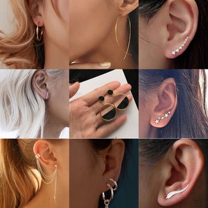 Stud Earrings Set (12 Varieties) - Worlds Abroad