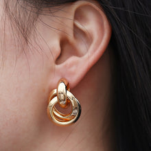 Load image into Gallery viewer, Elegant Gold Drop Earrings - Worlds Abroad

