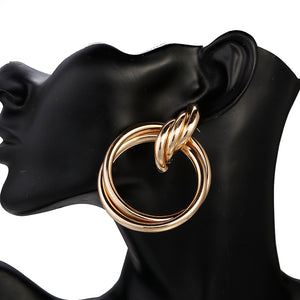 Elegant Gold Drop Earrings - Worlds Abroad