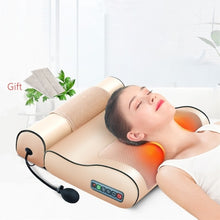 Load image into Gallery viewer, Heated Whole Body Electric Shiatsu Massage Pillow - Worlds Abroad

