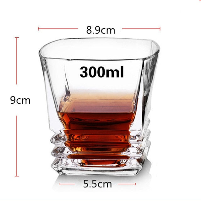 Whiskey Brandy Vodka Crystal Glassware - Worlds Abroad