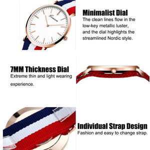 Simple Quartz Wristwatch - Worlds Abroad