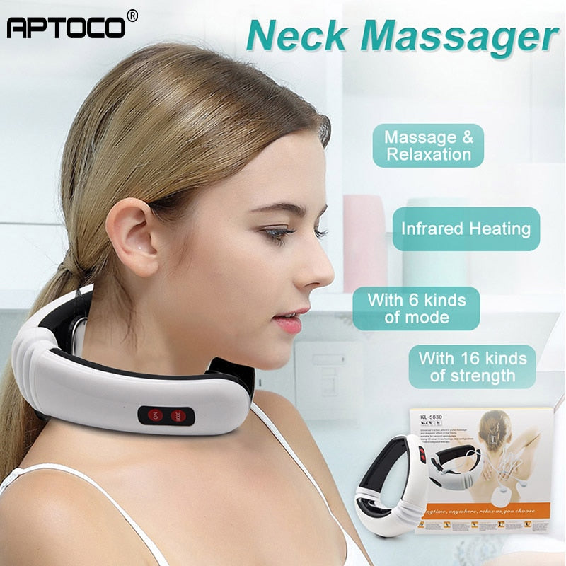 Electric Pulse Back & Neck Massager - Worlds Abroad