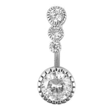 Load image into Gallery viewer, Cubic Zirconia Belly Button Ring - Chancery Lane
