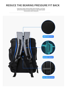 Double Compartment Backpack with Unique Digital Bag for 15.6 inch Laptop - Worlds Abroad