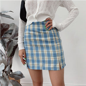 Plaid Mini Skirt - Worlds Abroad