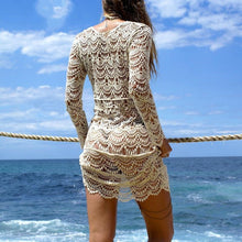 Load image into Gallery viewer, Crocheted Lace Beach Dress - Chancery Lane

